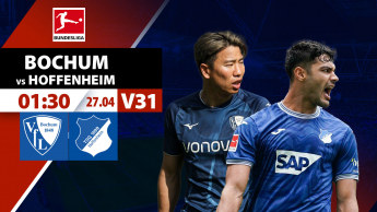Bochum vs Hoffenheim - Bundesliga 2023/24 - Vòng 31