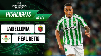 Jagiellonia Białysto vs Real Betisk - Tứ kết lượt về UEFA Conference League 2024/25