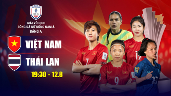 Việt Nam - Thái Lan - Giải VĐ bóng đá nữ Đông Nam Á 2025