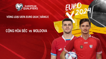Cộng hòa Séc vs Moldova - Vòng loại UEFA EURO 2024 - Full trận
