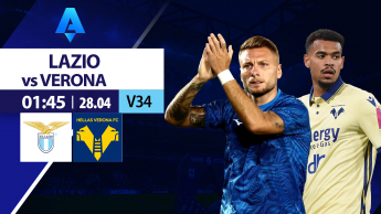 Lazio vs Hellas Verona - Serie A 2023/24 - Vòng 34