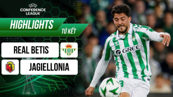 Real Betis vs Jagiellonia Białystok - Tứ kết lượt đi UEFA Conference League 2024/25