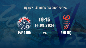 PVF-CAND vs Phú Thọ - Hạng Nhất Quốc gia - Vòng 17