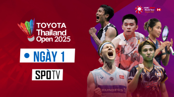 HSBC BWF World Tour Super 500: TOYOTA Thailand Open 2025 Vòng 1/8 - Ngày 1